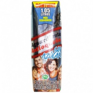 AGUARDIENTE TETRA LITRO AZUL