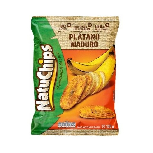 PLATANO MADURO NATUCHIPS X 135GR
