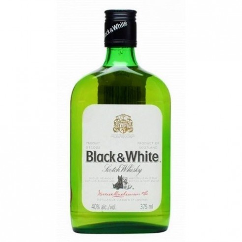 WHISKY BLACK/WHITE X 375ML CAJA X 24UND