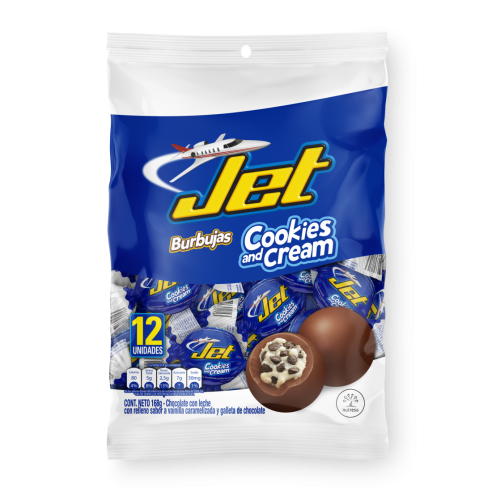 CHOC JET BURBUJAS X 168G COOKIES